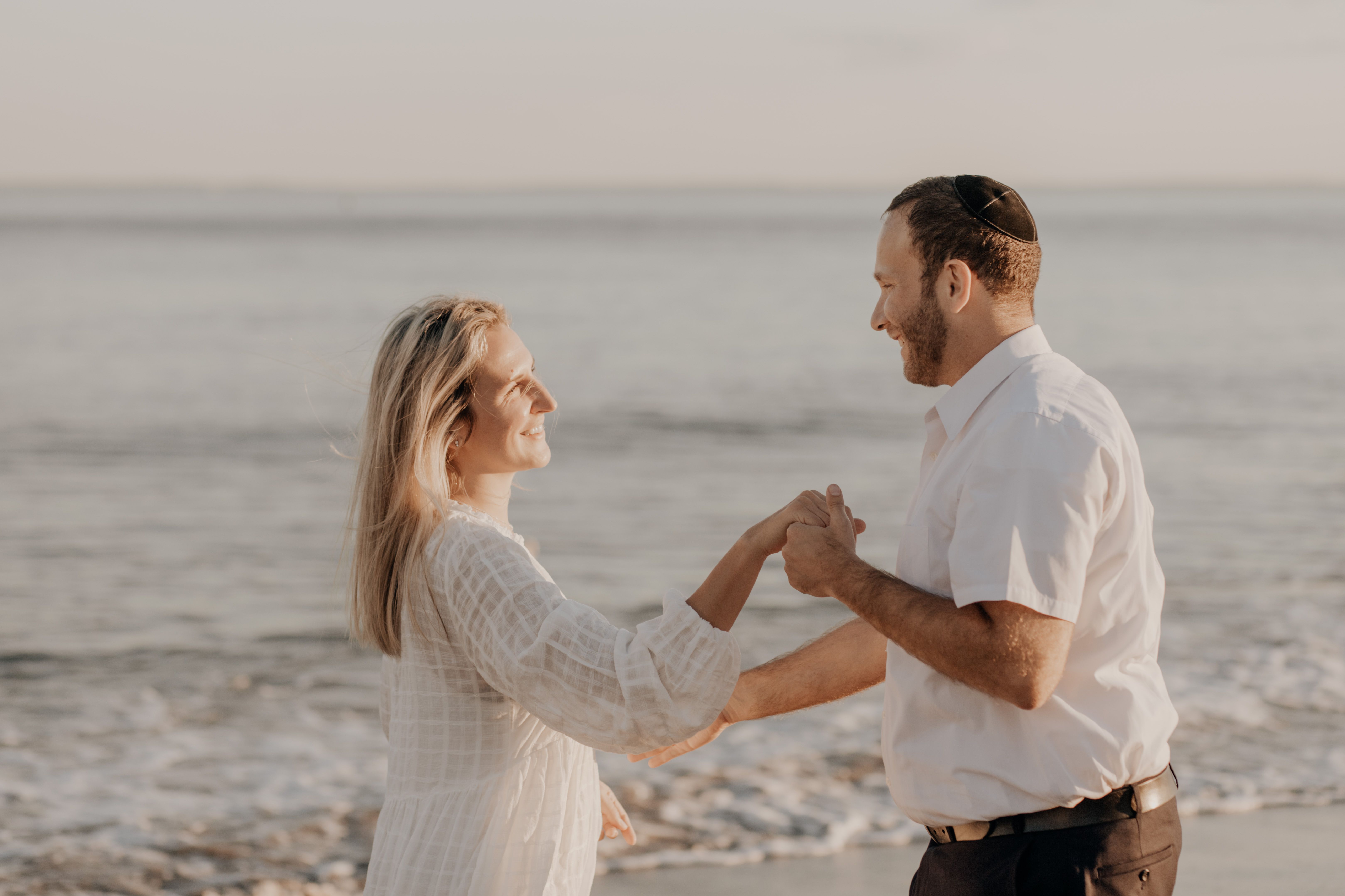 Senior couple embracing outdoors — Sequel, curated dating app for over 50