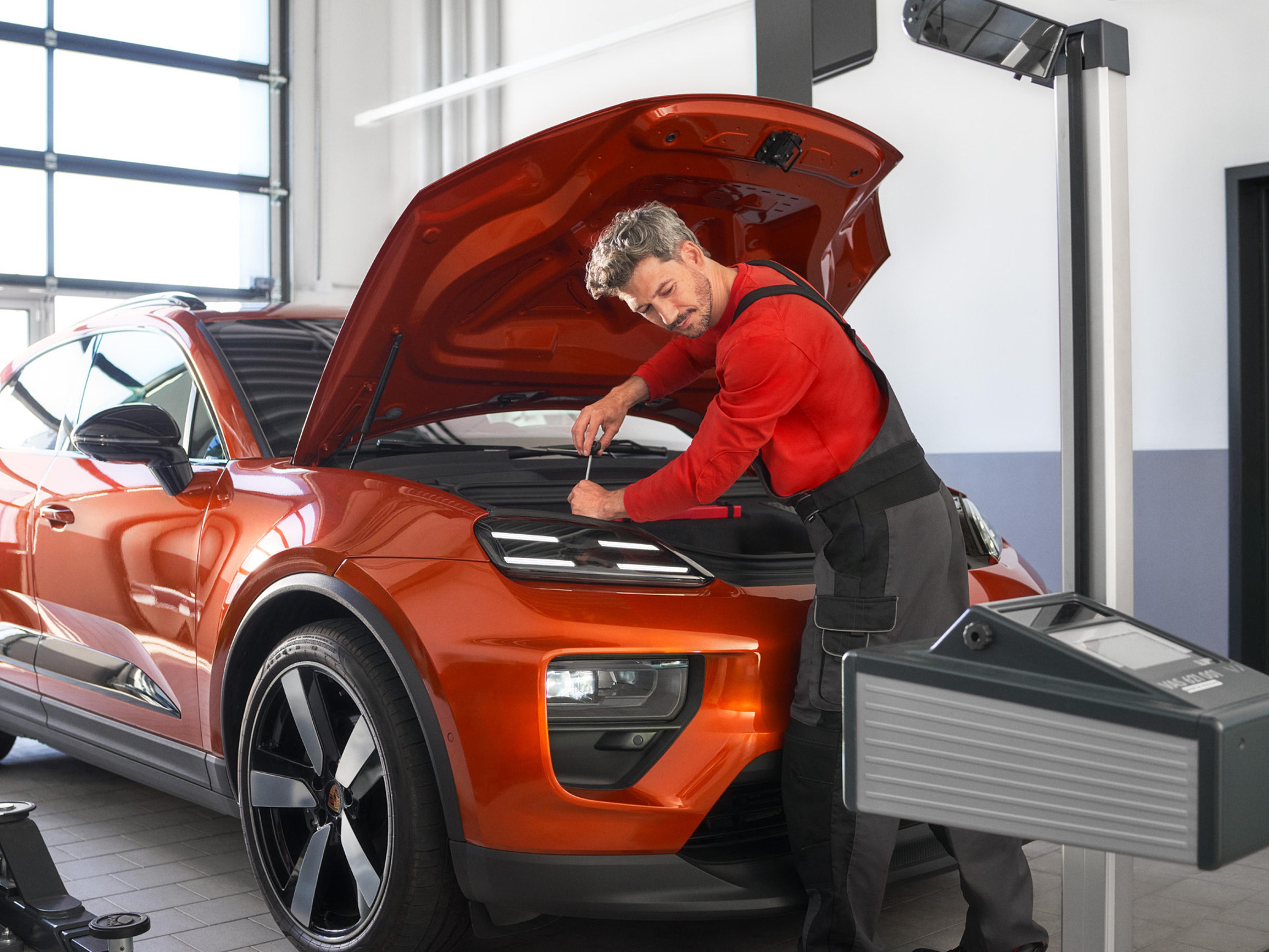 Porsche Service – Werkstatt Scheinwerfereinstellung