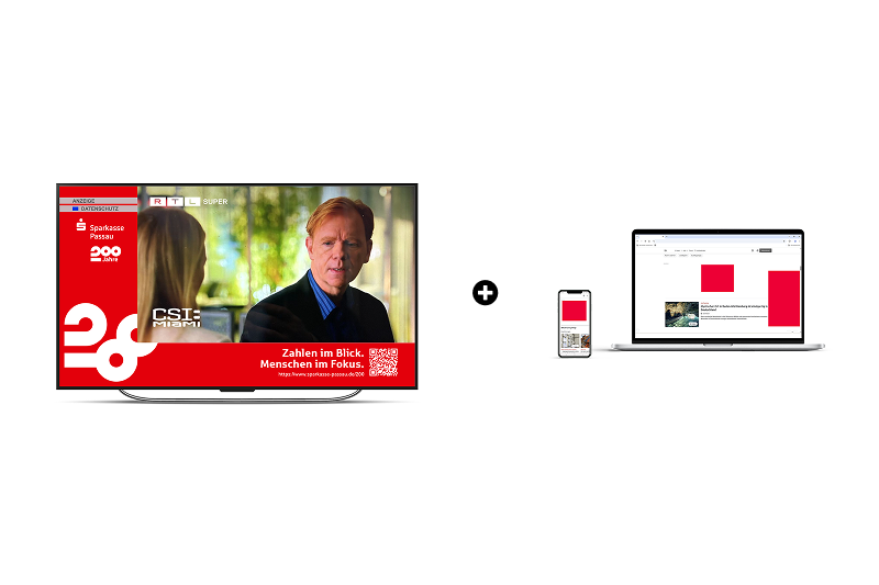 Adressable-TV-Werbung in Kombination mit Online-Banner bieten ein attraktives Einstiegsmodell für regionale Werbekampagnen