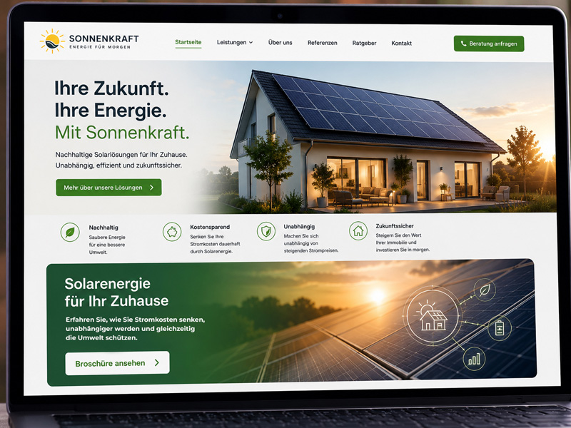 Eine digitale Broschüre ist ähnlich wie eine Website, aber bietet die gezielte User-Führung wie eine klassische Broschüre und ist digital auf allen Endgeräten wie zum Beispiel auf Laptops, Tablets oder Smartphone intuitiv nutzbar.