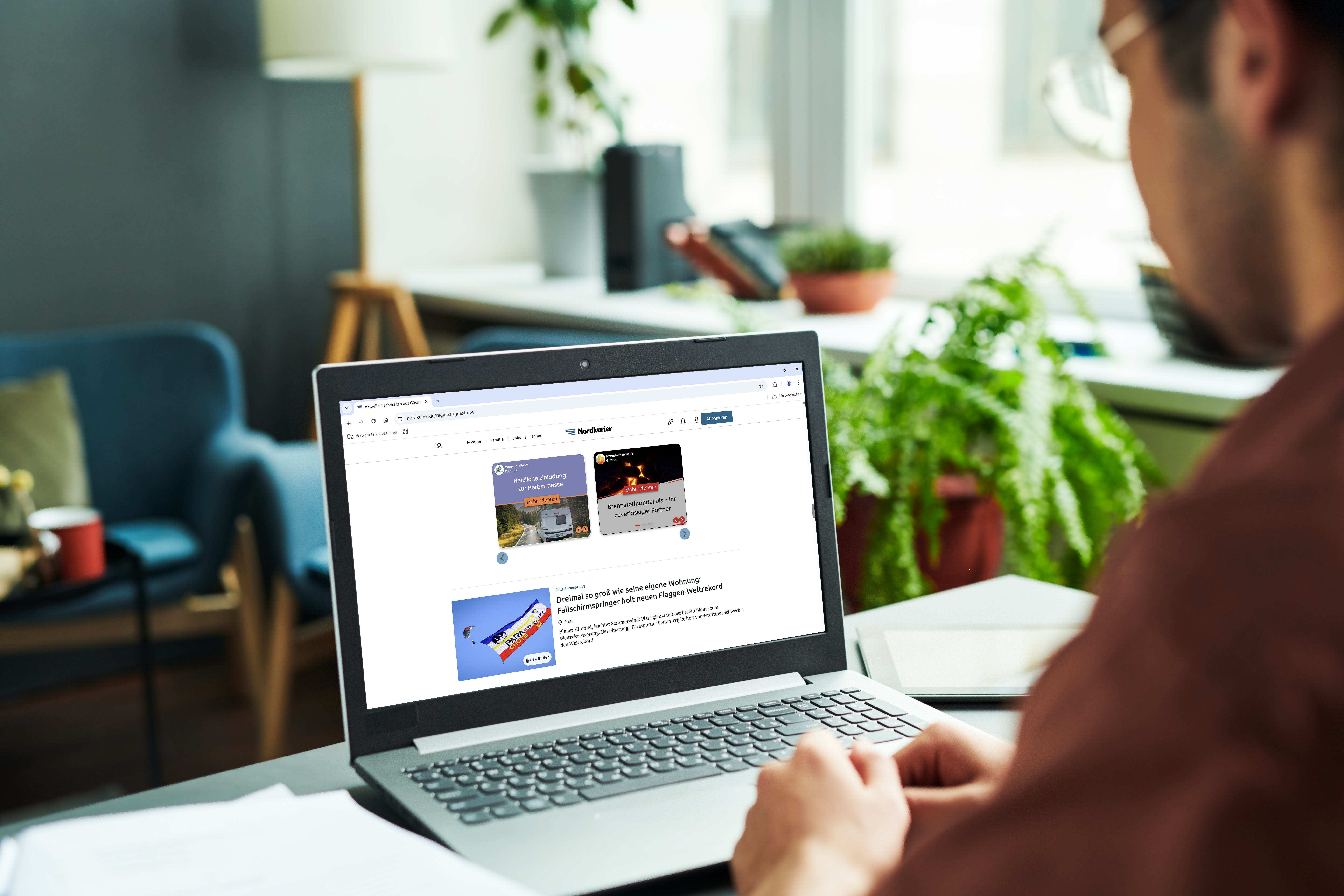 SmartAds sind die digitale Verlängerung von Printanzeigen auf Nachrichtenportale wie schwaebische.de und nordkurier.de.