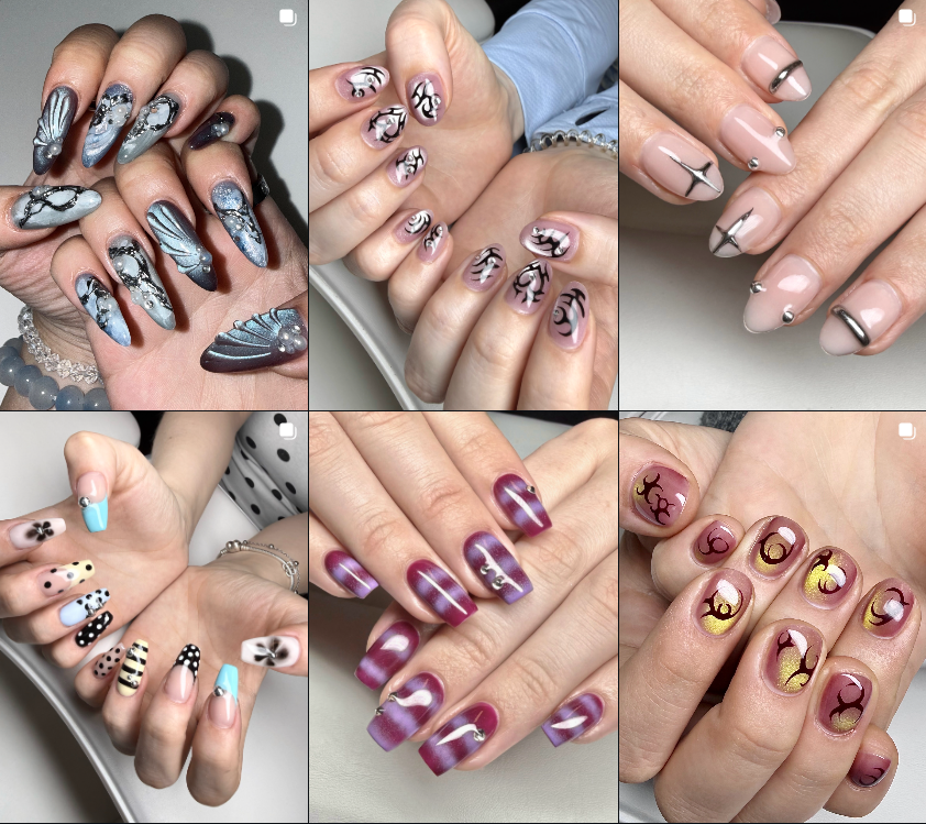 Arbeitsprobe: Yuri Nabi · Nageldesign, Wien · 2023