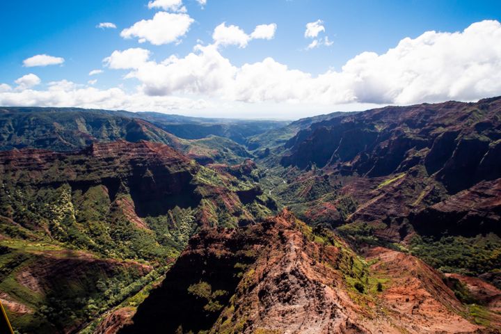 Waimea Canyon aus der Luft