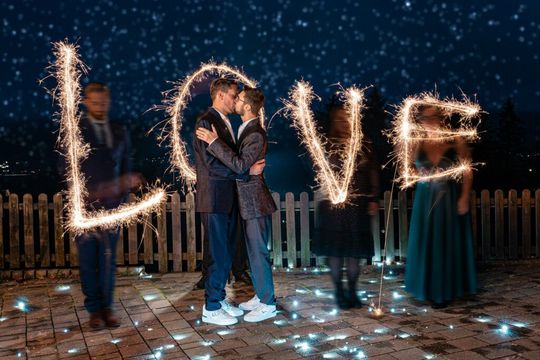 Hochzeitsfoto von Tanja und Josef