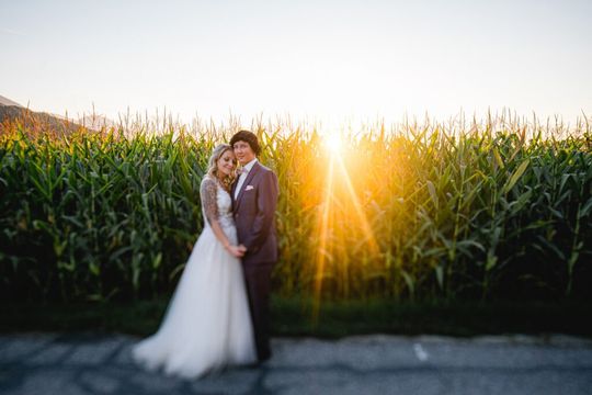 Hochzeitsfoto von Tanja und Josef