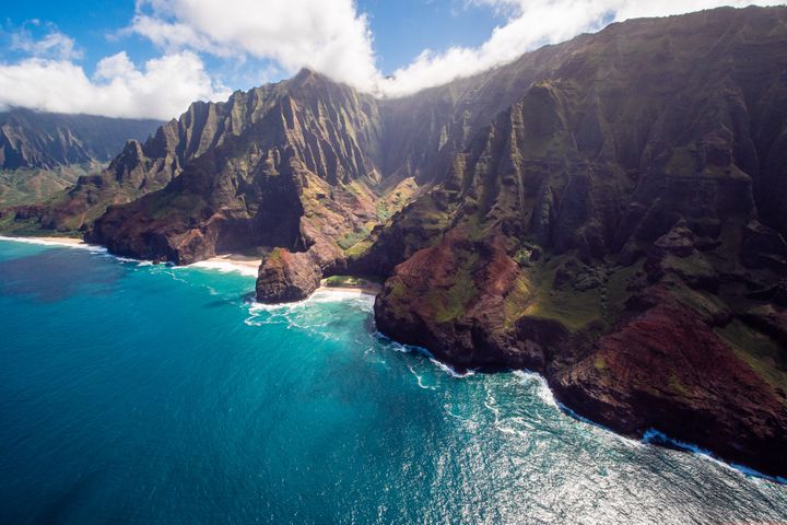 Nā Pali Coast vom Helikopter