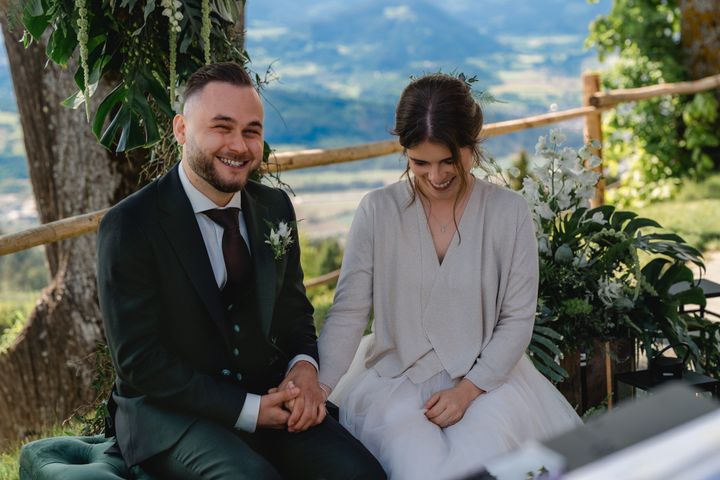 Lachen beim Gelübde