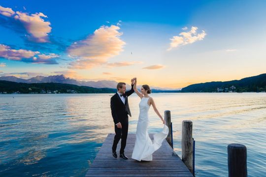 Hochzeitsfoto von Tanja und Josef