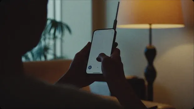 Patient booking a clinic appointment on a phone