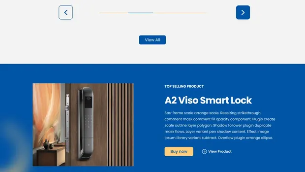 A2 Viso smart lock featured as the top-selling product