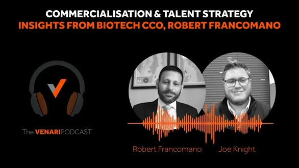 Robert Francomano's Insights on Biotech Commercialisation Strategies