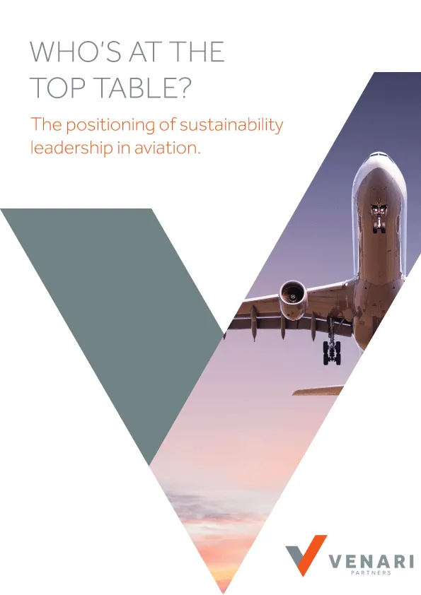 Who's at the top table? The positioning of sustainability leadership in aviation.