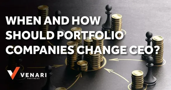 When and how should portfolio companies change CEO?