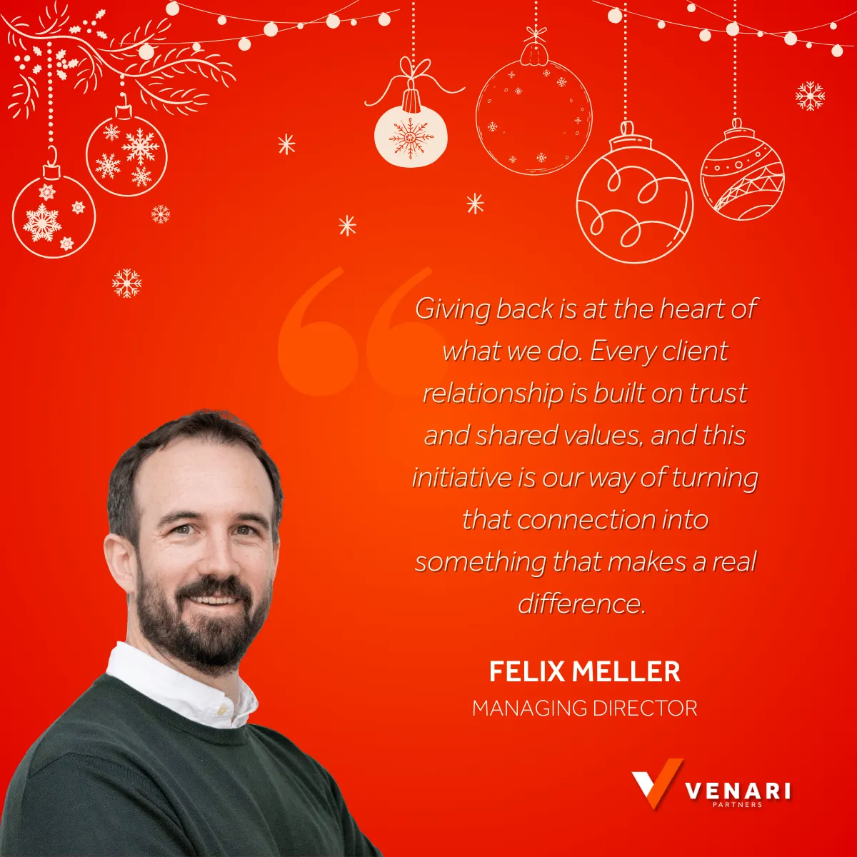 This Giving Tuesday, Venari Partners’ Charity Secret Santa is back