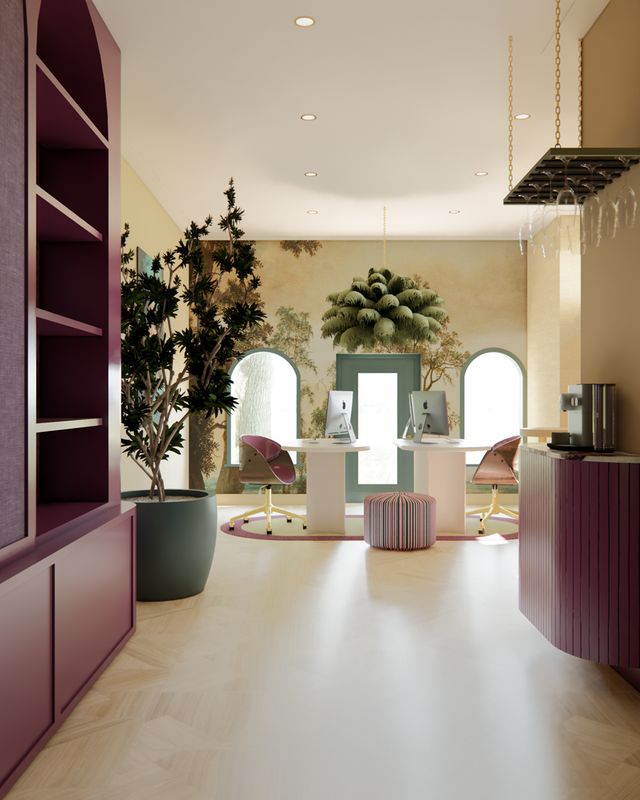 Bold Feminine Kantoor aan huis