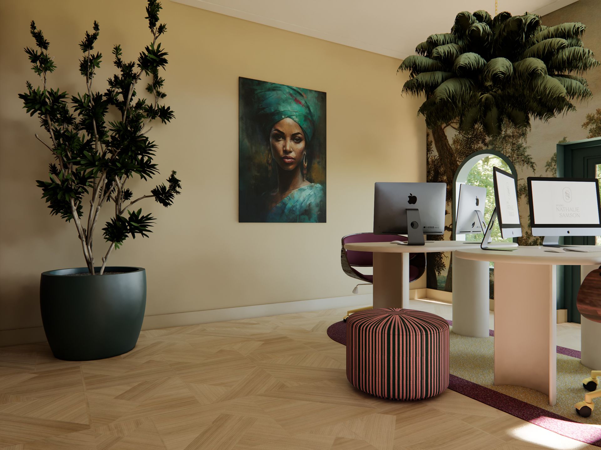 Bold Feminine Kantoor aan huis