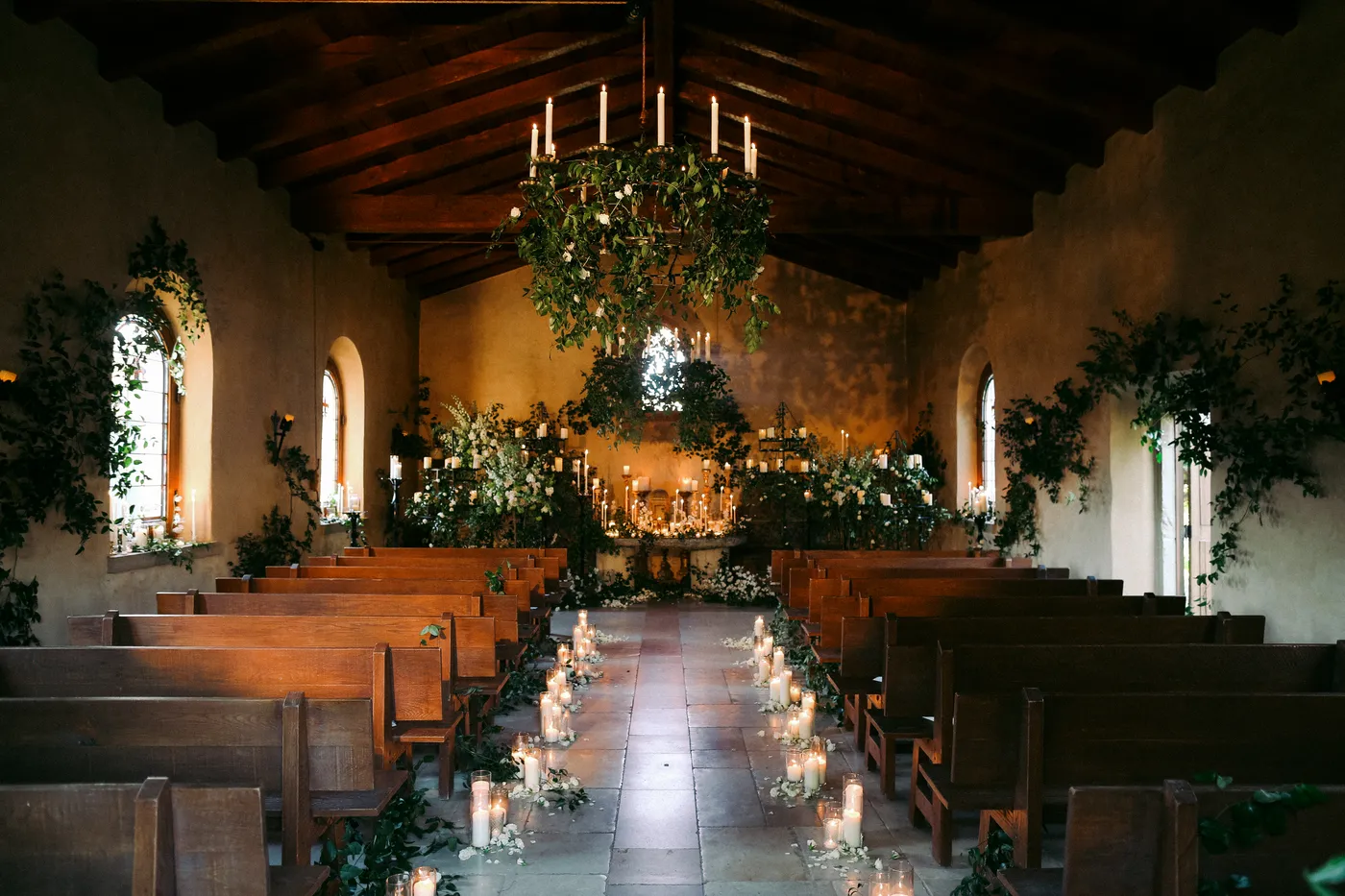 The chapel interior