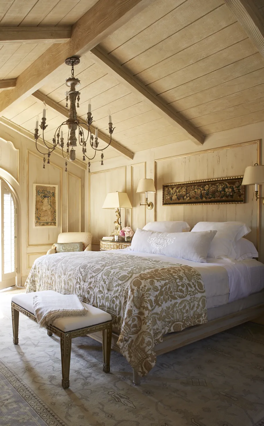 Villa bedroom at Cal-a-Vie