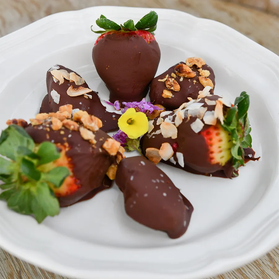 Chocolate Covered Strawberries & Dates