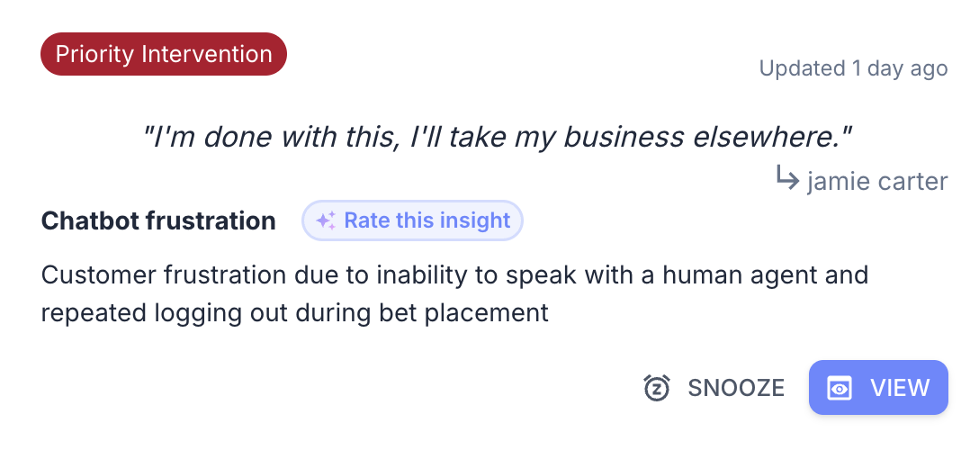Catch the AI agent getting it wrong - before a player does