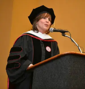 Jean Case receives honorary degree from IUPUI