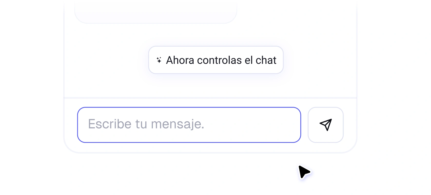 Chat bot web fonio traspaso a humano