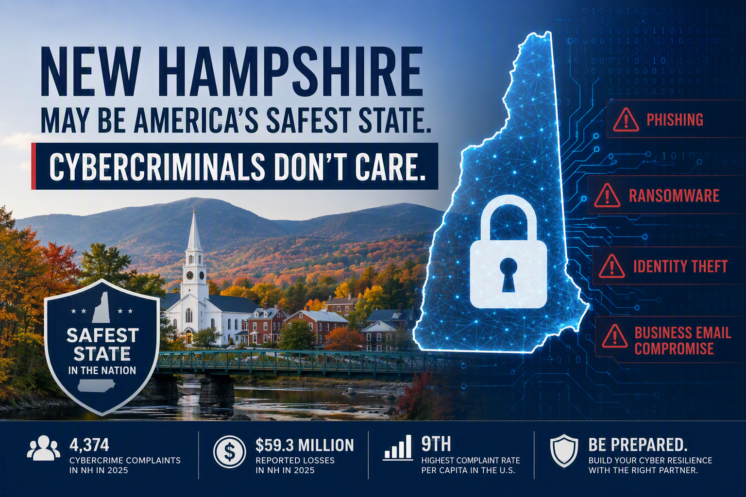 New Hampshire May Be America's Safest State. Cybercriminals Don't Care.