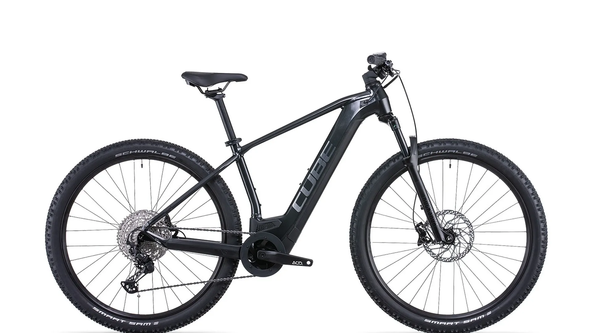 E-Mountainbike Cube Reaction Hybrid in Grau-Metallic