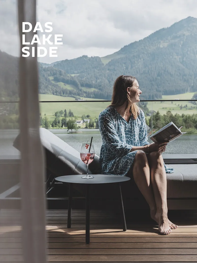 Das Lakeside Resort Symbolbild mit Logo