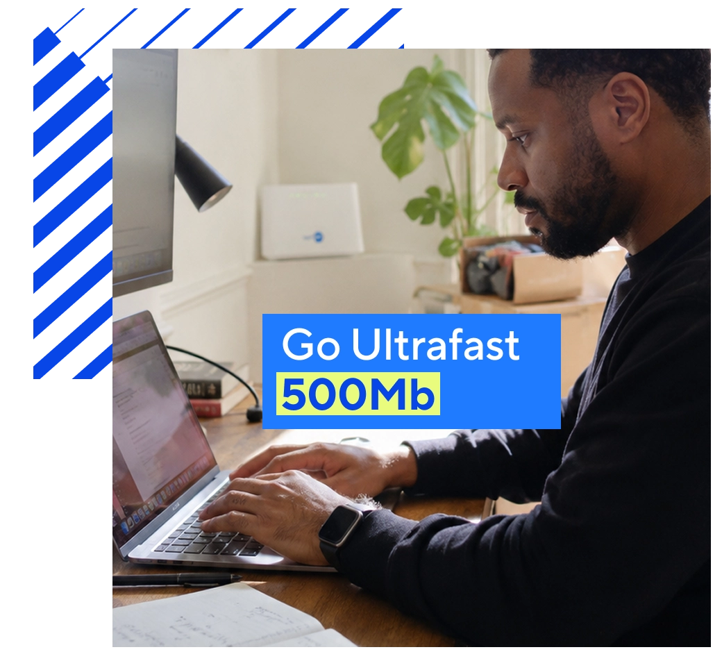 500Mb broadband from £17/m