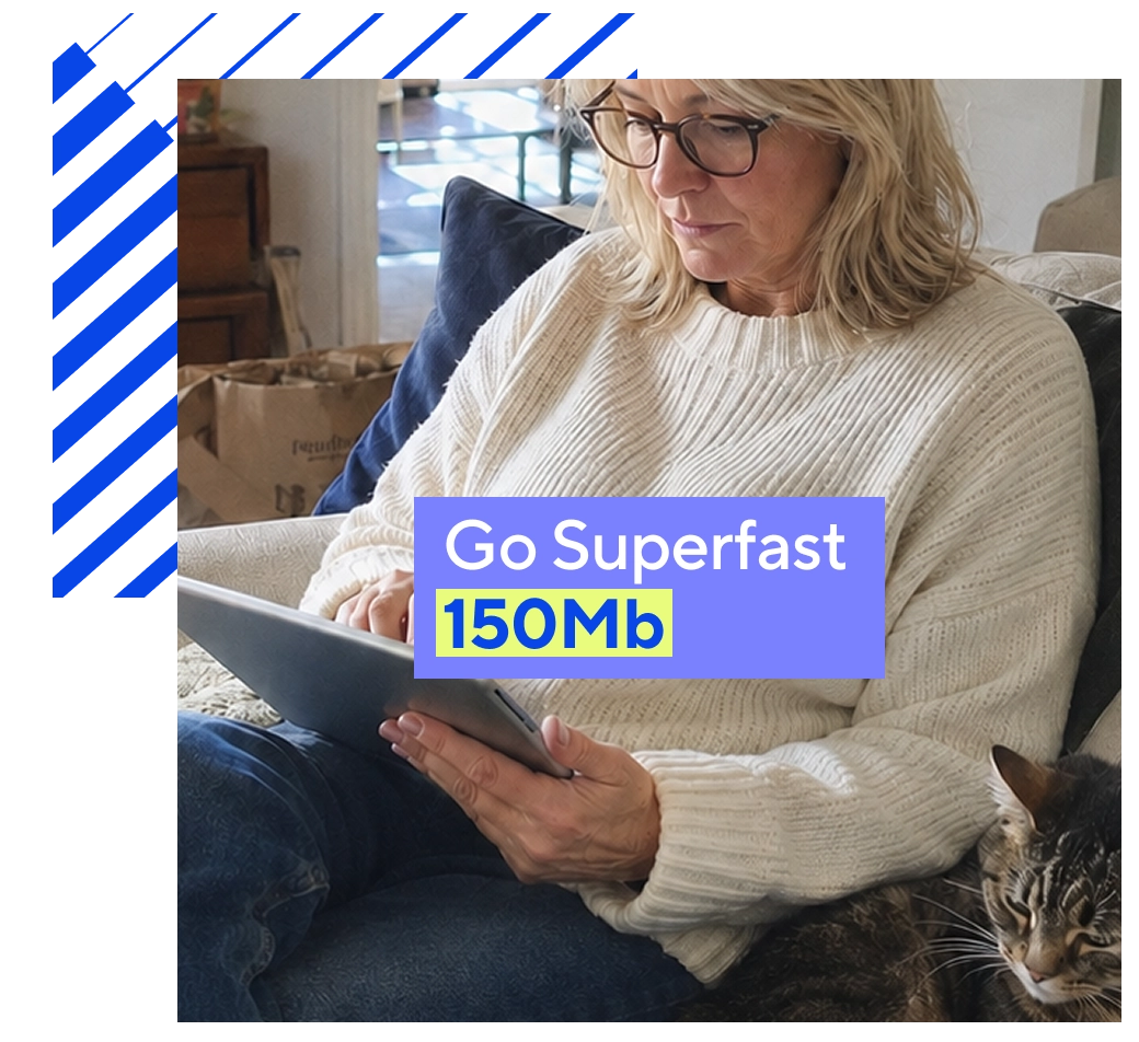 150Mb broadband from £19/m
