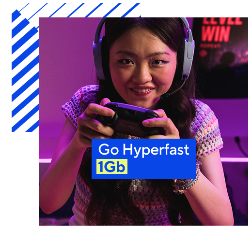 Up your game with hyperfast 1Gb