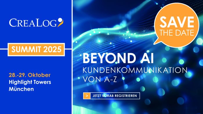 Beyond AI – Communication from A to Z - CreaLog Summit | Highlight Towers, München