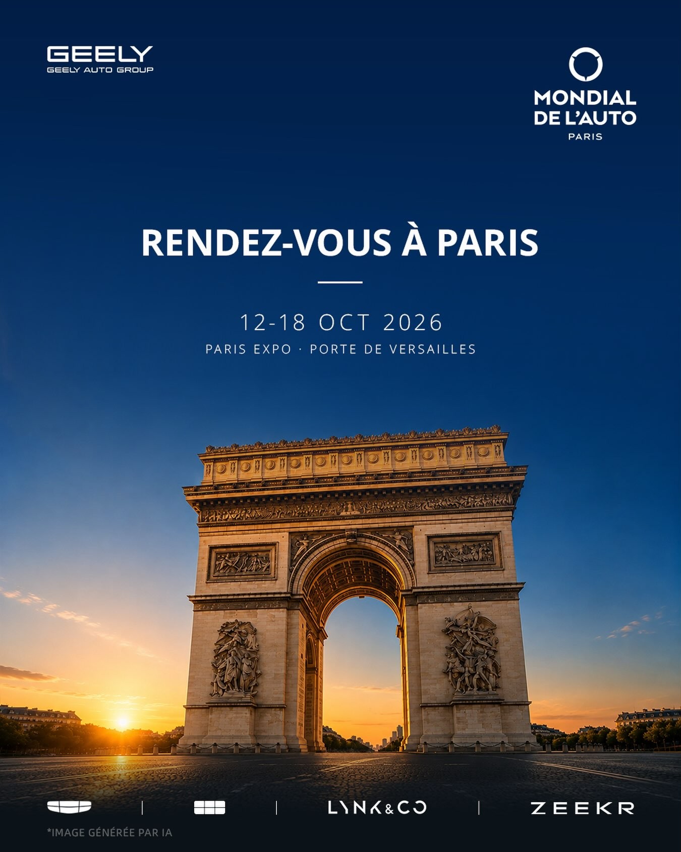 GEELY au Mondial de L'Auto Paris 2026