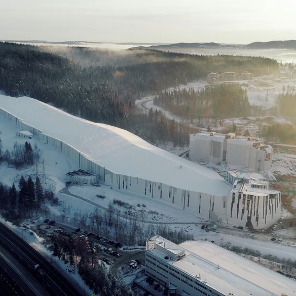 Verdens lengste vintersportshall, SNØ, er bygget med QuadCore-elementer