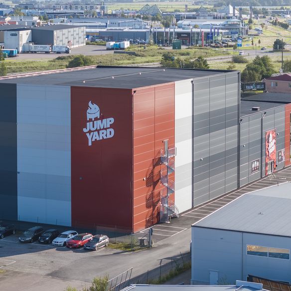 Jumpyard is a trampoline activity park that opened in 2024 in Kungsbacka, Sweden.