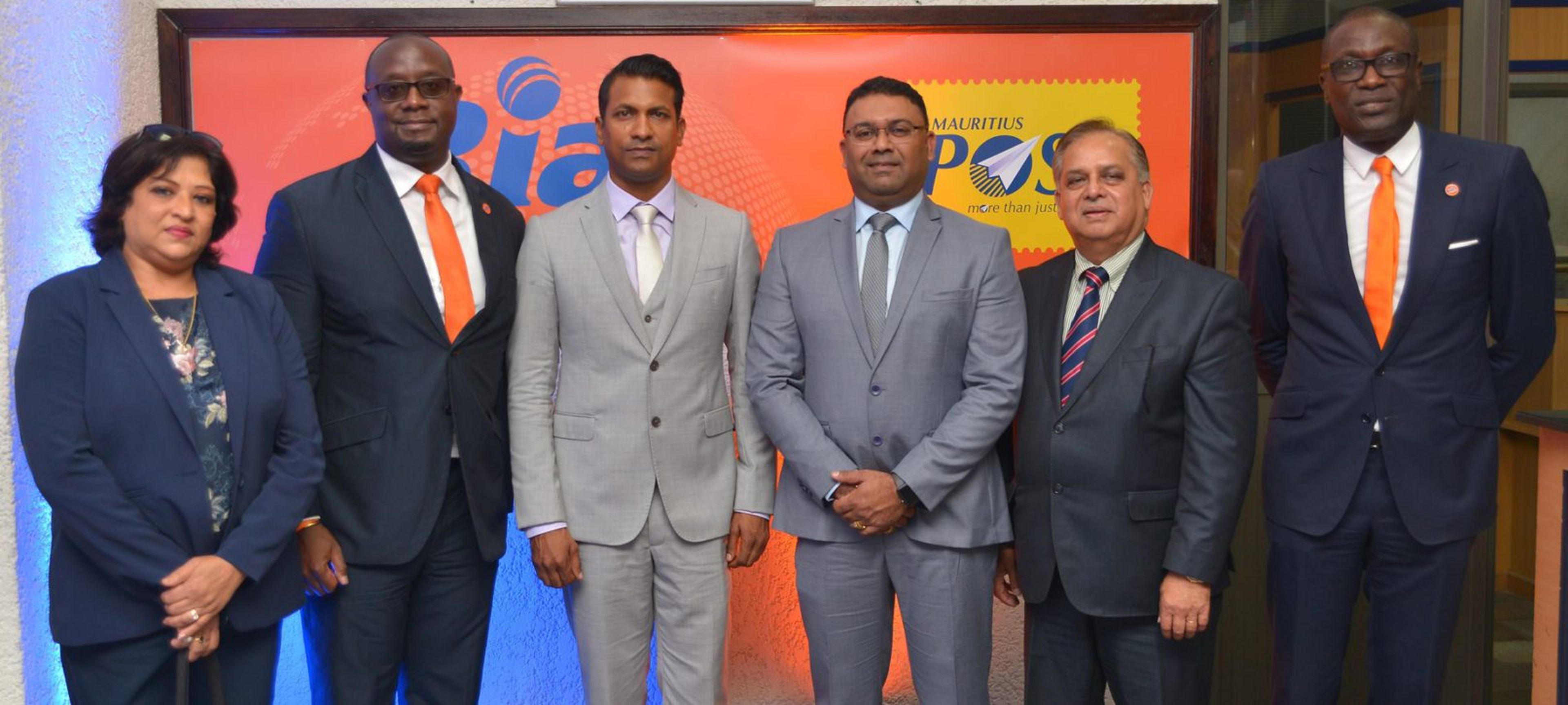 Mauritius Post and Ria delegates