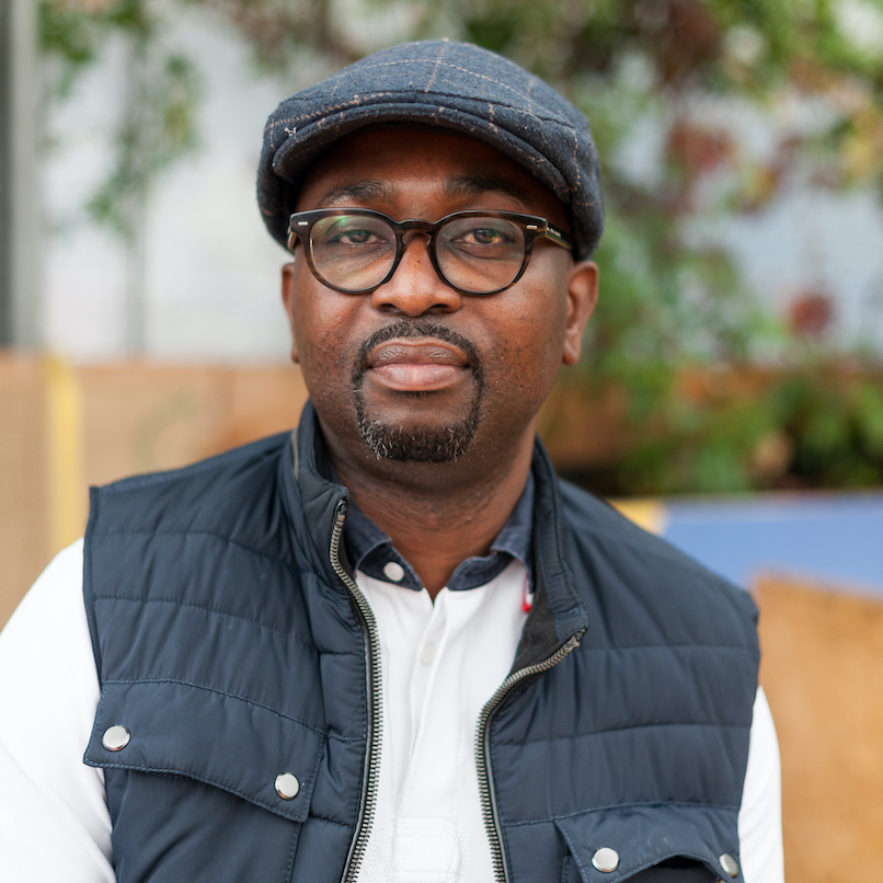 Migrant from Ivory Coast living in London, pictured at Brixton