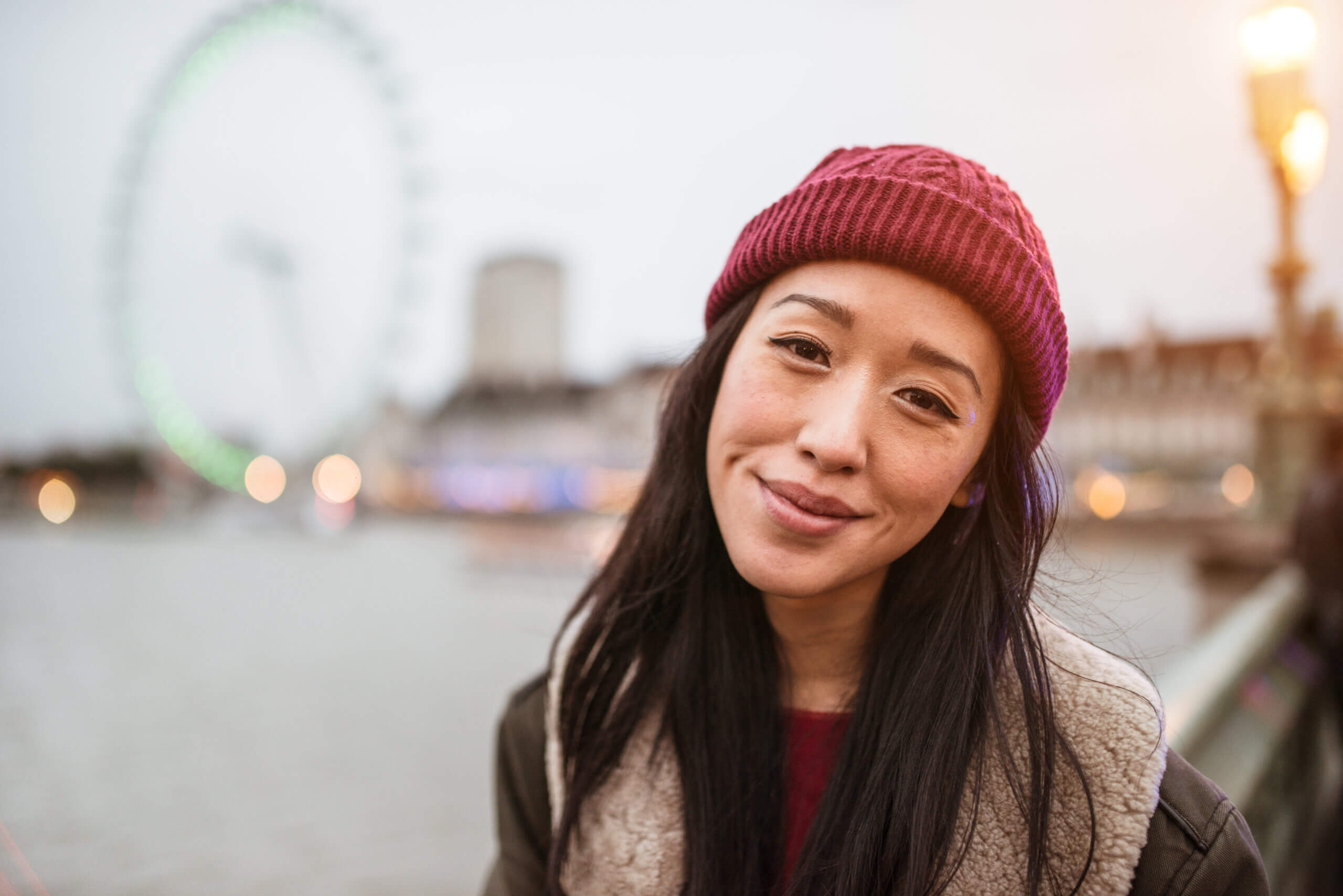 Chinese woman in London.