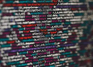 Bildschirm mit Programmcode