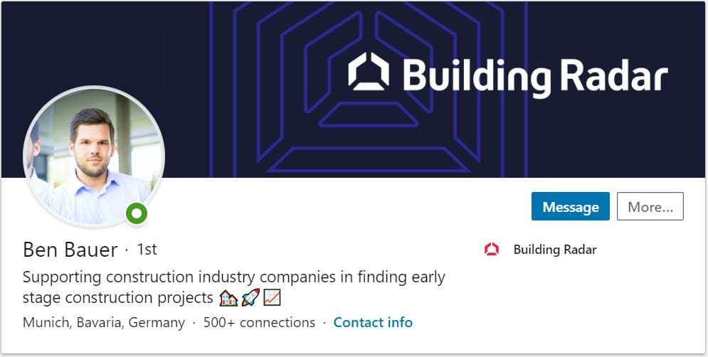 LinkedIn Ben Bauer