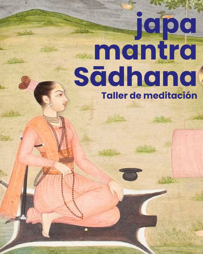 Flyer de Japa Mantra Sādhana