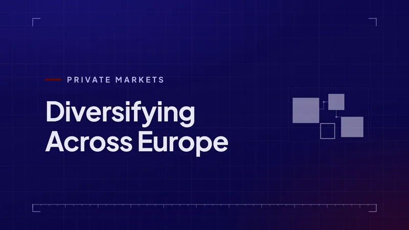 DeReal article cover: Diversifying Across Europe, on spreading a real-estate portfolio across European markets.