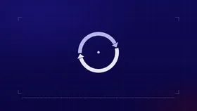 Abstract circulation ring motif representing liquidity