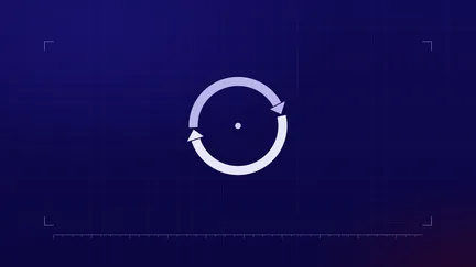 Abstract circulation ring motif representing liquidity