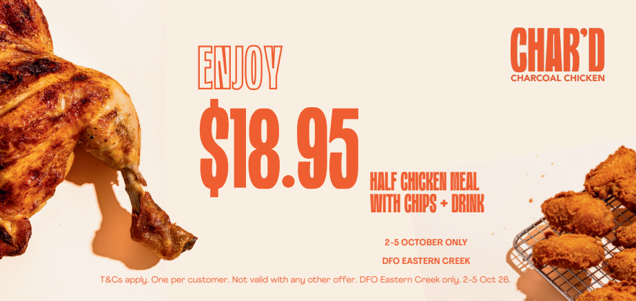 Char'd Charcoal Chicken | Half Chicken Meal