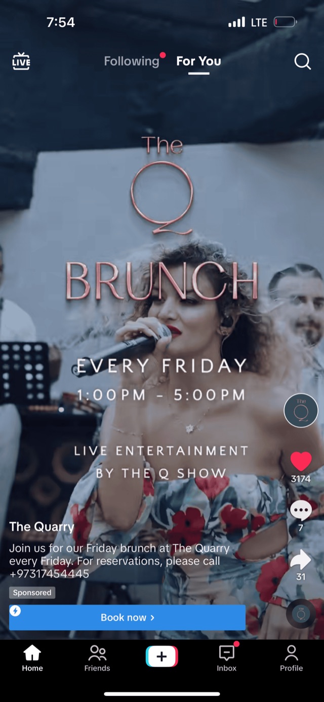 The Quarry — Friday brunch