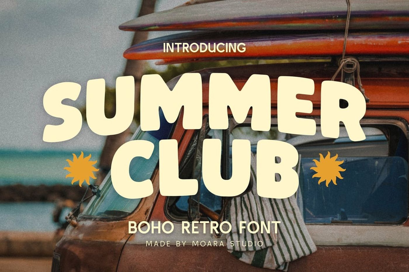 Summer Club font specimen