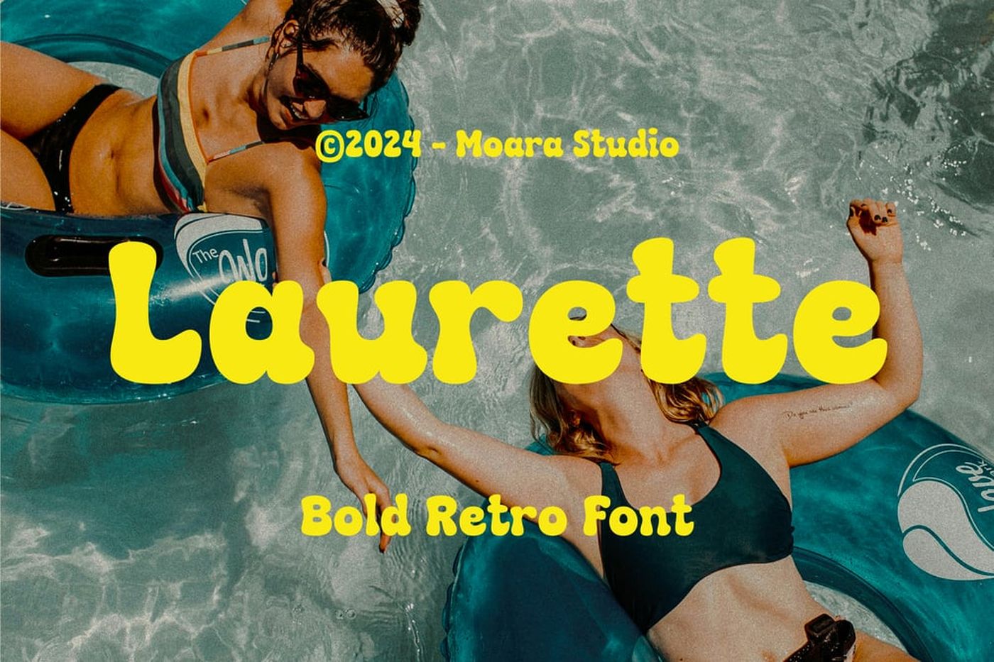 Laurette font specimen