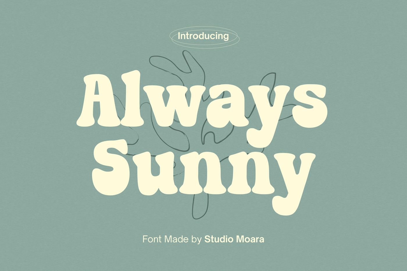 Always Sunny font specimen